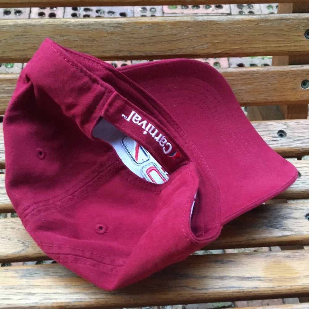Carnival Cruise 6 panel Nautical cruising hat adjustable back strap cap - Picture 3 of 6
